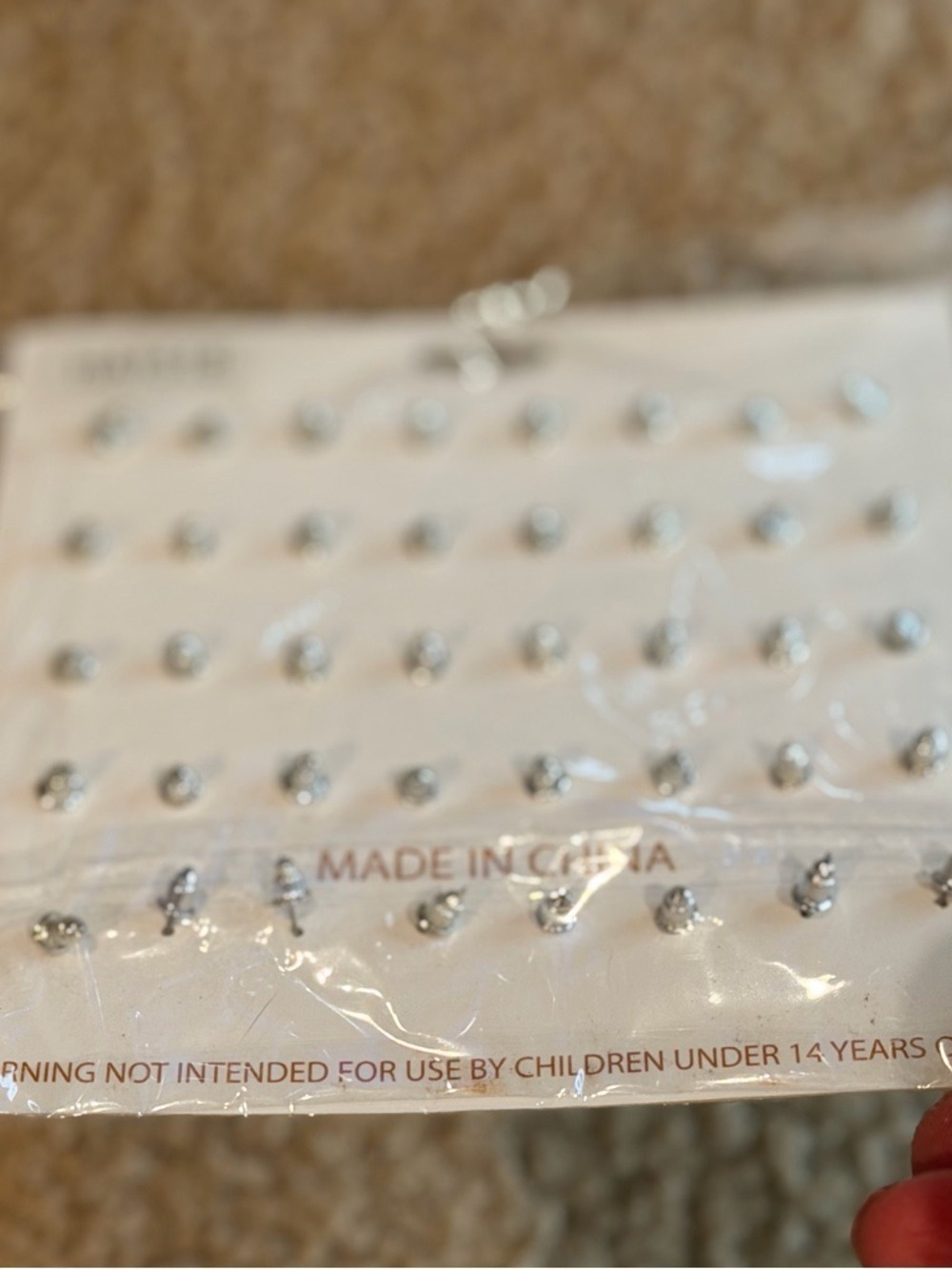 Couture Gems Silver Accent Earring Set 20 Pair - Picture 8 of 8